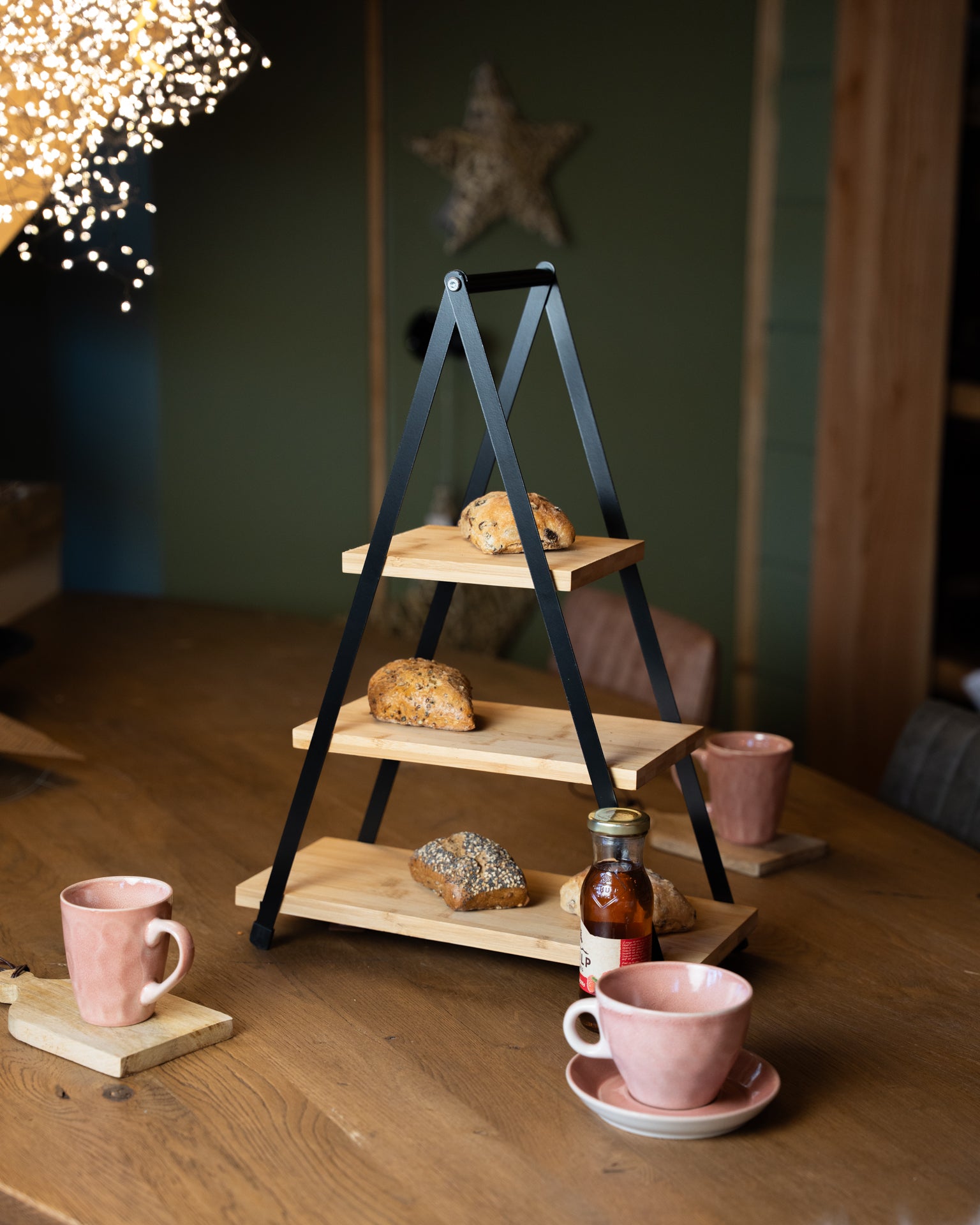 Etagère bamboe 3laags 38/28/18x15x53cm