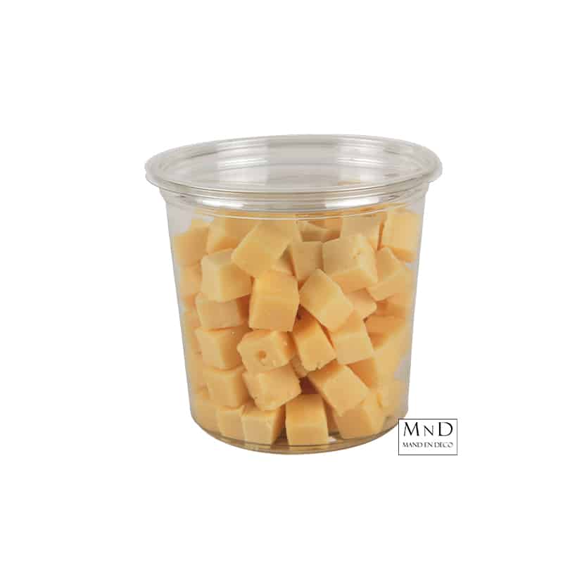 rPET BAKJES Transparant 700ml | Transparant per 50stuks