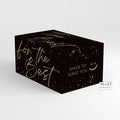 Geschenkdoos The Best Kraft Zwart 39x29x13cm
