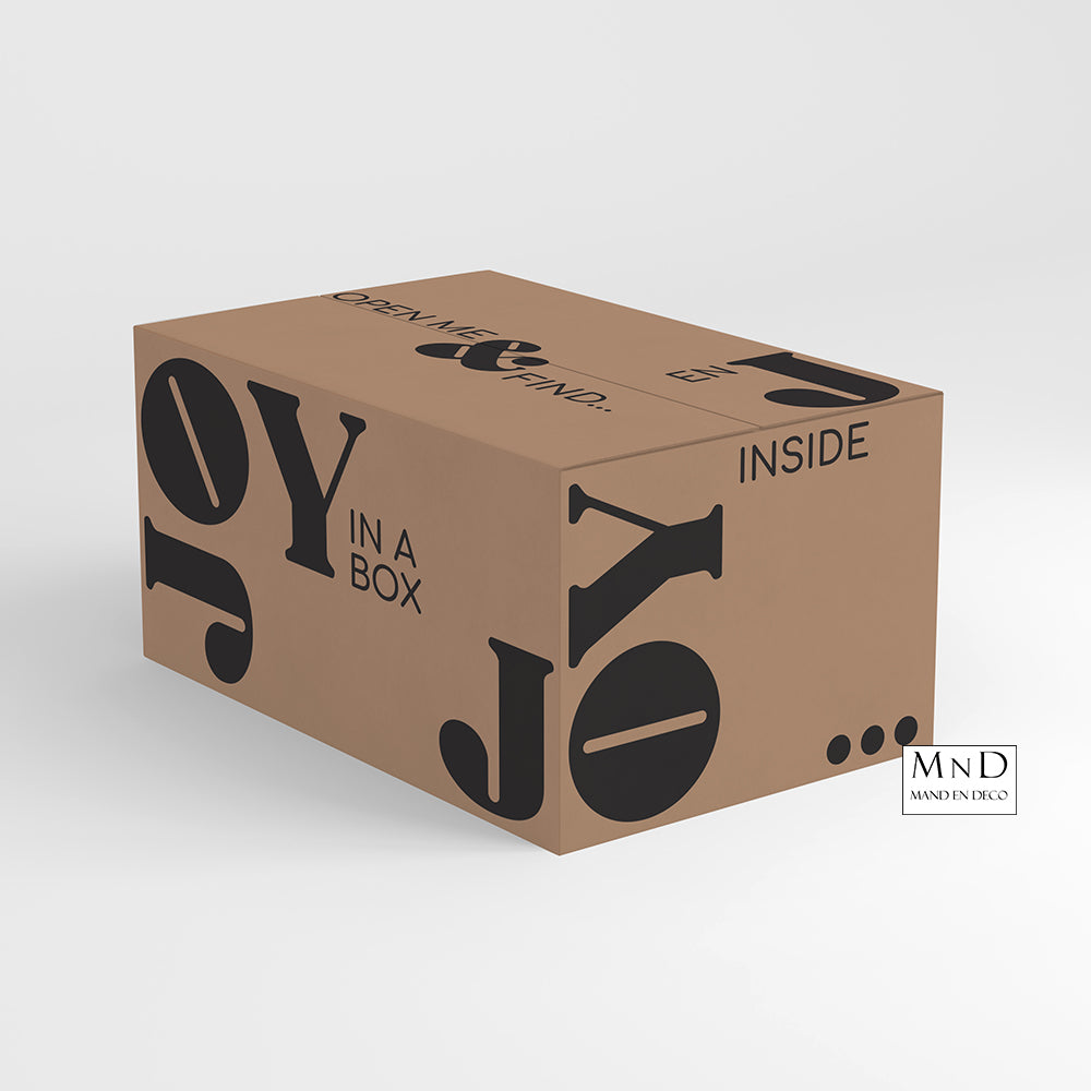 Geschenkdoos JOY Kraft Zwart 39x29x20cm