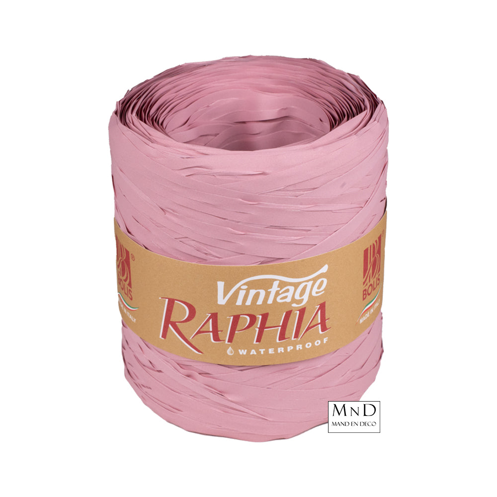 Raffia vintage lint 200m | 66 aurora rose