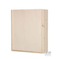 Wijnkist met schuifdeksel 3 fles 33.6x28.2x9cm (Pallet 150st)