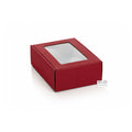 FIBRA BORDEAUX kartonnen vensterdozen 20,5x16x8cm