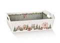 Market Groen kartonnen dienblad  35x26x7cm