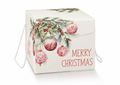 Addobbi kerst geschenkdoos 21x21x21cm