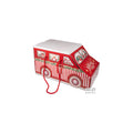 FURGONCINO Market Maison kerstauto 20x12x12cm