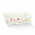 Flowers kartonnen bakje 29x21x9CM