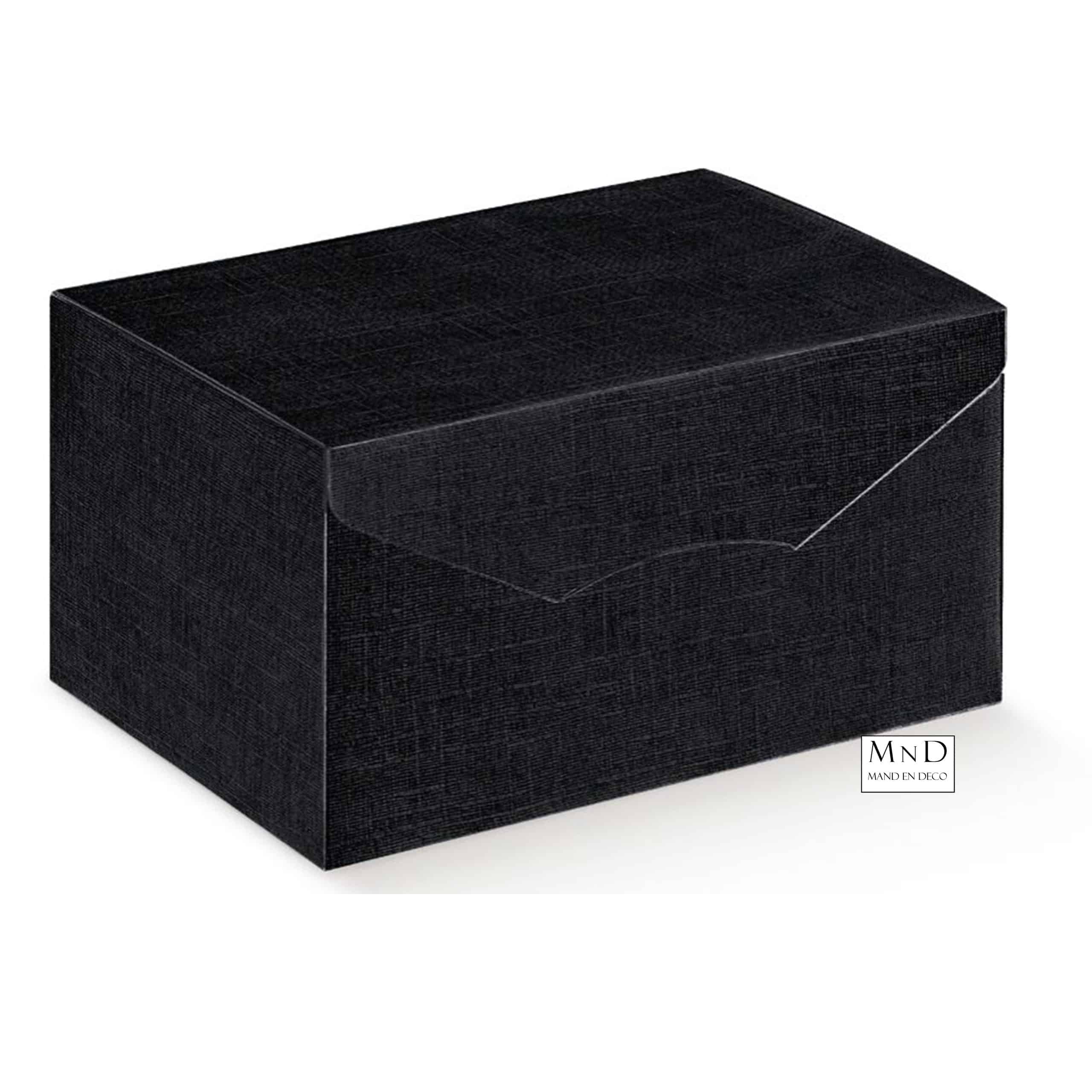Karton Segreto SETA NERO zwart 40x30x25