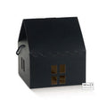 Huis zwart Seta Nero 20x14x14/24cm