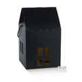 Huis zwart Seta Nero 23x23x26/36cm