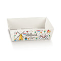 Mand karton wit met opdruk "HOLLAND" 23x17x8cm