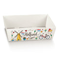 Mand karton wit met opdruk "HOLLAND" 29X21X9CM