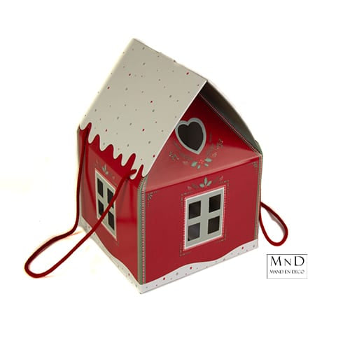 Kersthuis karton 20x20x18/30cm