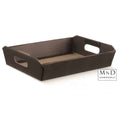 Mand karton Chic Cafe met greep 35x26x8.5cm