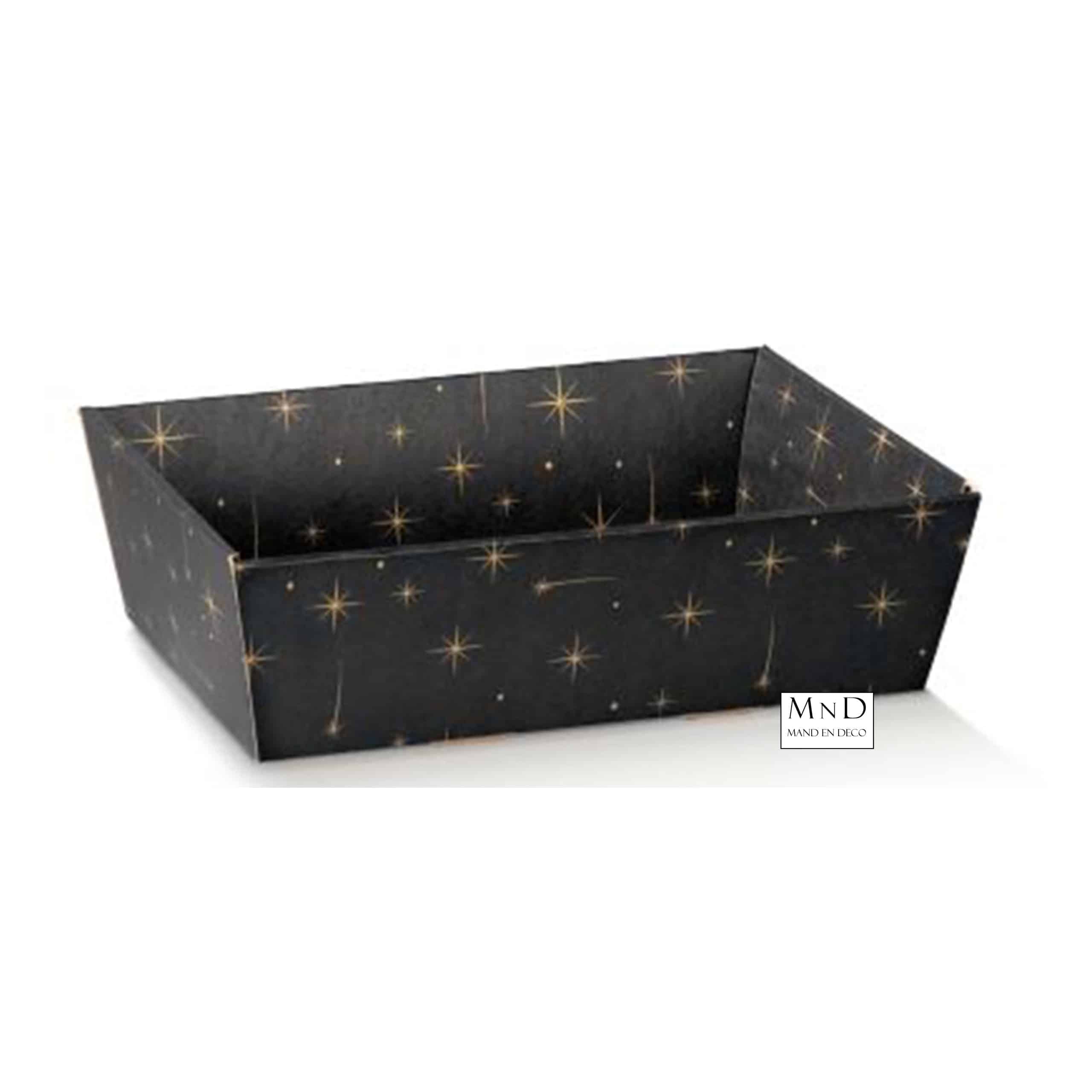 Manden Karton Sozo Zwart Gouden ster 23x17x8cm