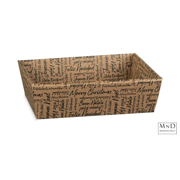 Karton Words Merry Christmas 23x17x8cm
