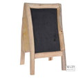 Schoolbord staand teak Billie 100x50x6.5cm