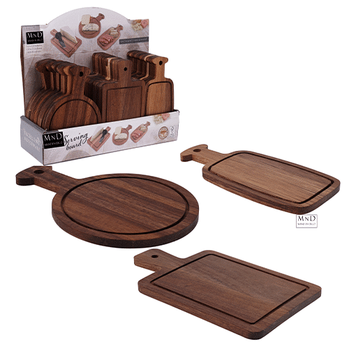 Display snijplank acacia | 3 assorti