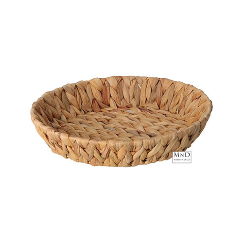 Mand rond waterhyacint Ø29x7cm