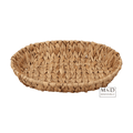 Mand ovaal waterhyacinth 34x28x6Hcm
