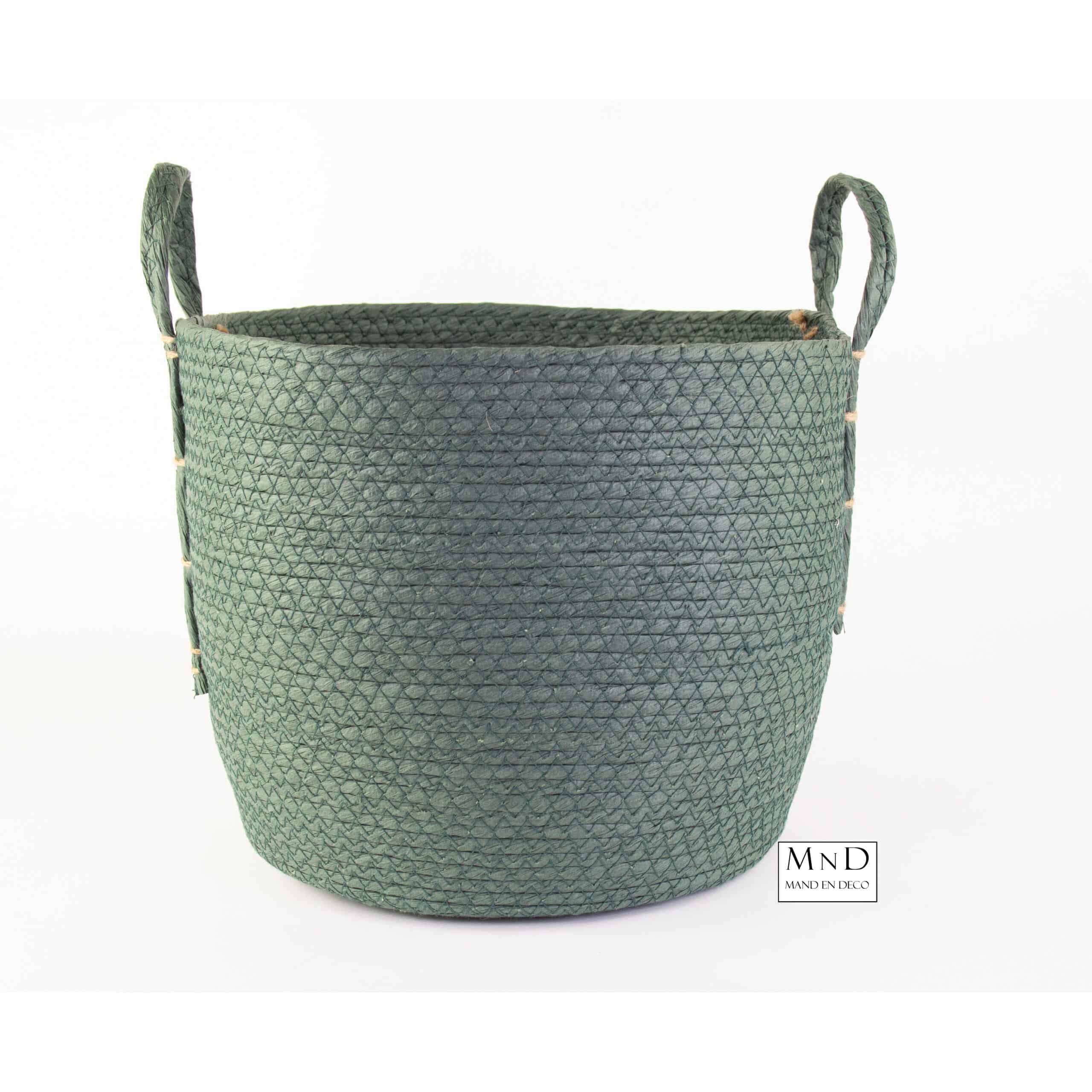 Mand donker groen L ?34xH26cm van €13.95 nu