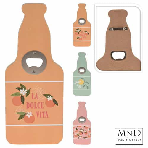 Flesopener MDF 3 assorti design 10x1x25cm van €1.89 nu