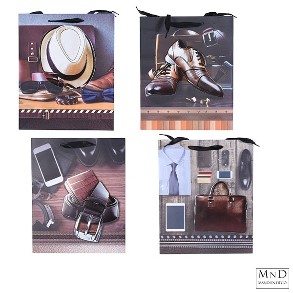 Geschenktas 3D Medium 4.assorti B18xH24xDikte   8cm van €0.79 nu