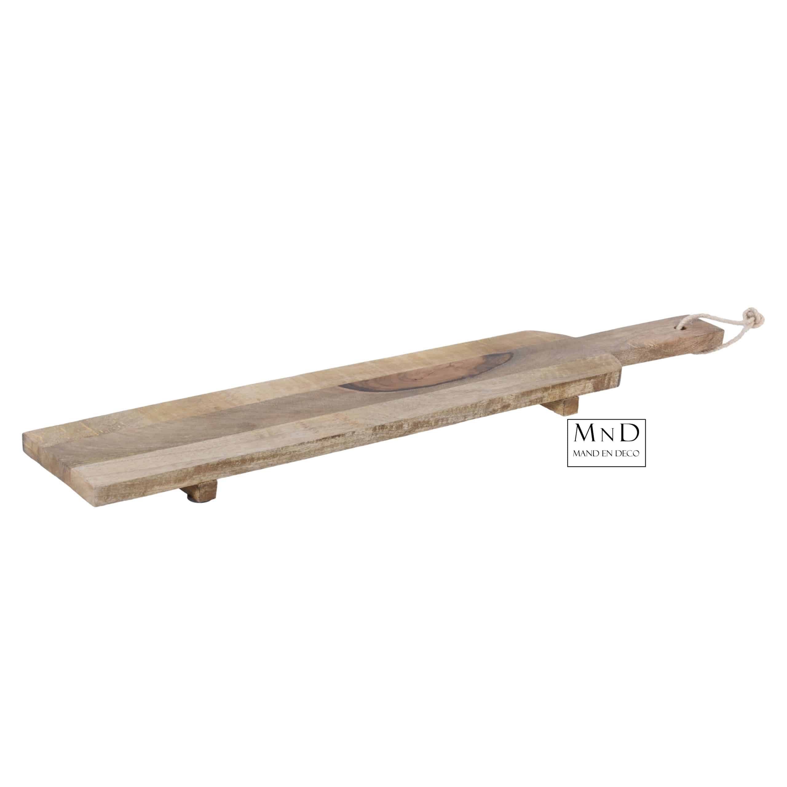 Mango snijplank onderkant 2 latjes 68x12x3cm