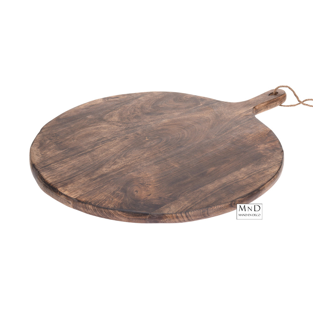 Mango Plateau Donker Gebrand Marco L 50x40x2cm