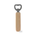 Flesopener RVS met Eikenhout lengte 14cm
