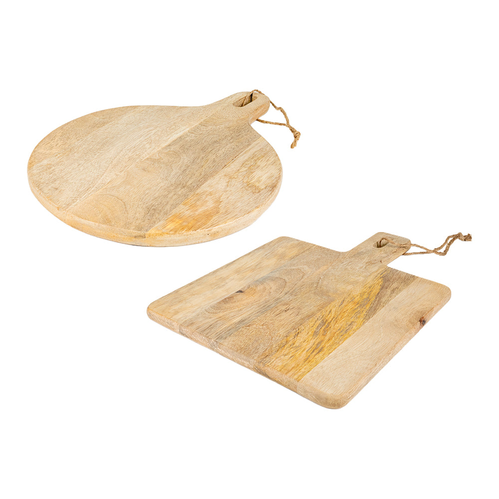Mango serveerplateau Robin 2assorti. rond en vierkant 25x35x1.5cm