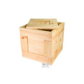 Houtenkist Naturel met deksel 30x30x30cm