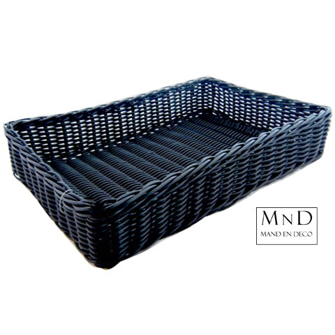 Presentatiemand kunststof zwart | Foodsafe | Premium | 60x40x10CM