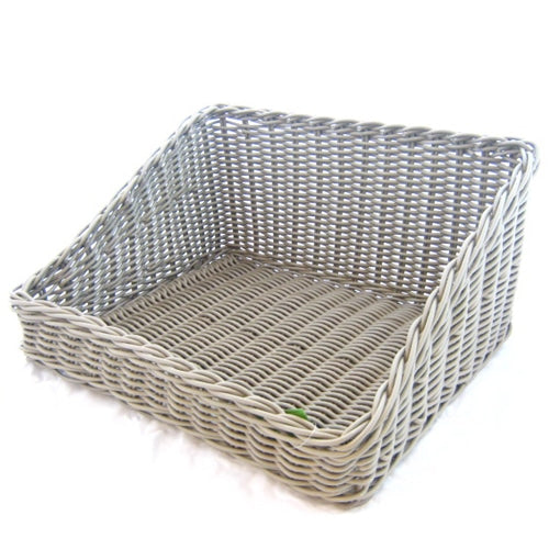 Buffetmand kunststof licht grijs 48x40x9/25cm