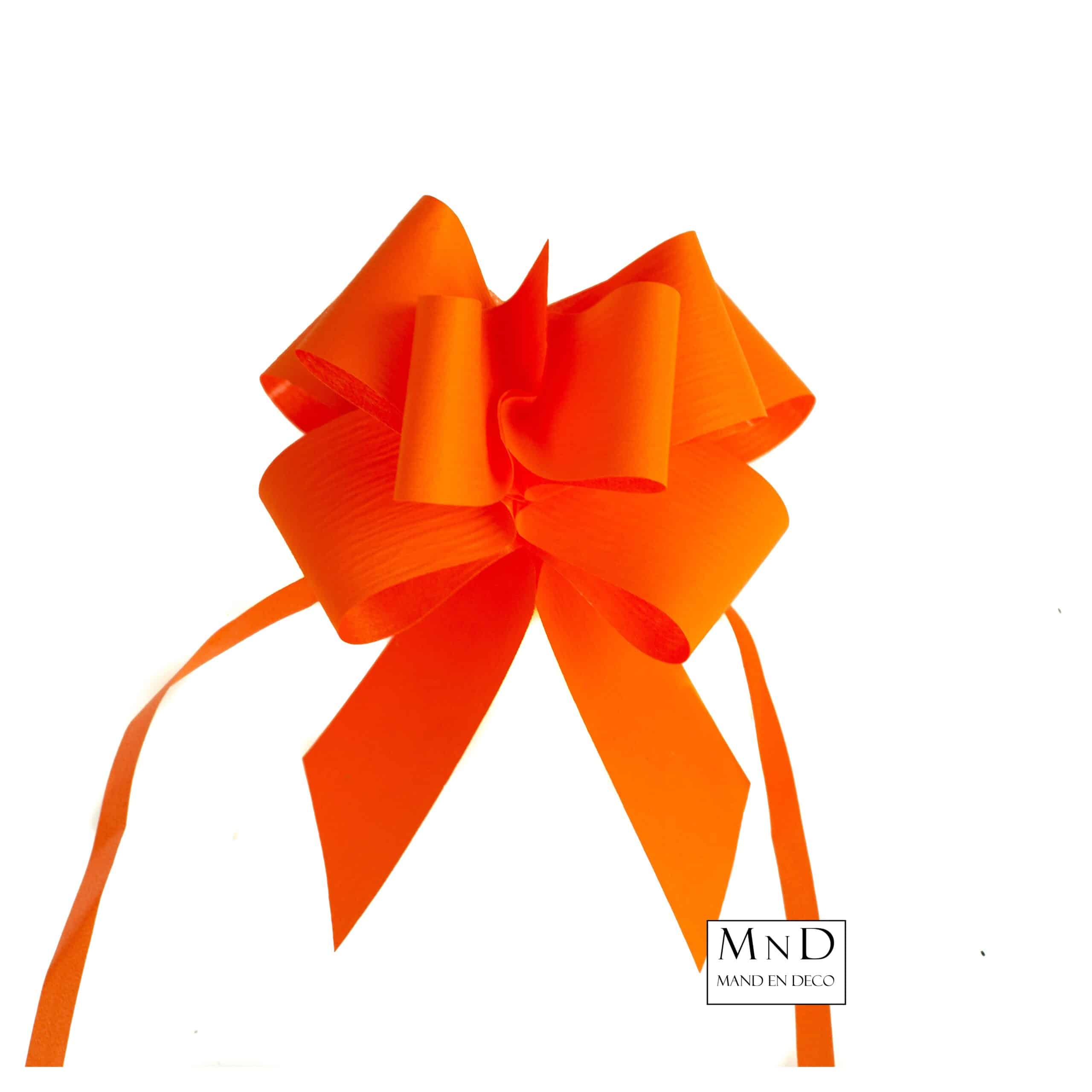 Trekstrikken oranje 3.5cm 100 stuks