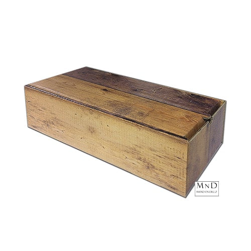 Karton 2 Fles hout 34x17x9.2cm