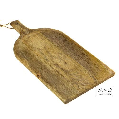 Mango U Style serveerplank met rand Schepmodel 51x25x2