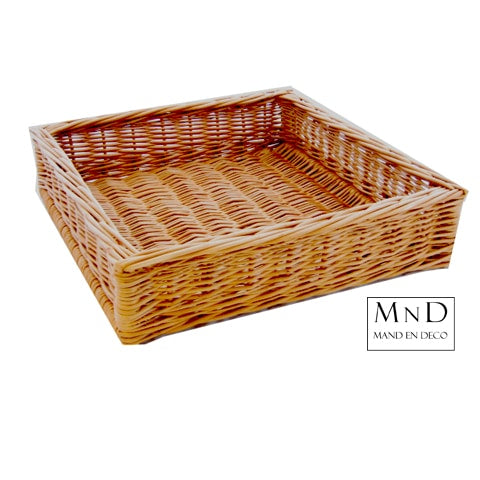 Presentiemand BUFF manden 40x40x10cm .Ook zeer geschikt als buffetmanden.