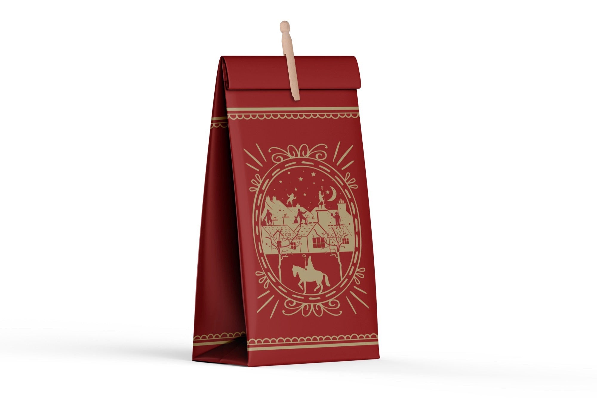 Paperbag S Zak van Sinterklaas 2026 20x10x47cm