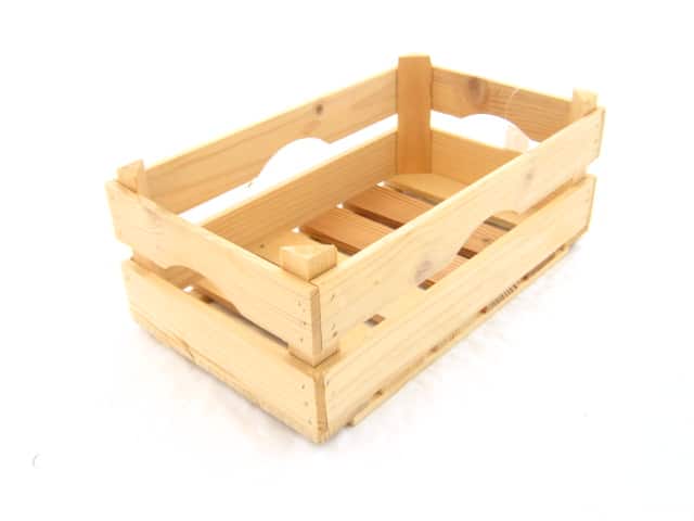 Veilingkist naturel 34x20x14 cm