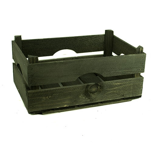 Veilingkist oud hout 39.5x26x18cm