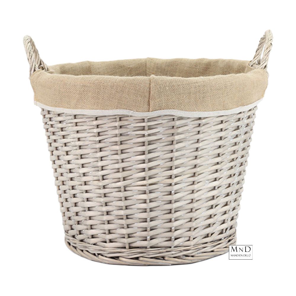 Mand Eline bekleed met jute ø47x35cm