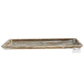 Dienblad rh Margret L grey-wash  42x16xH2cm