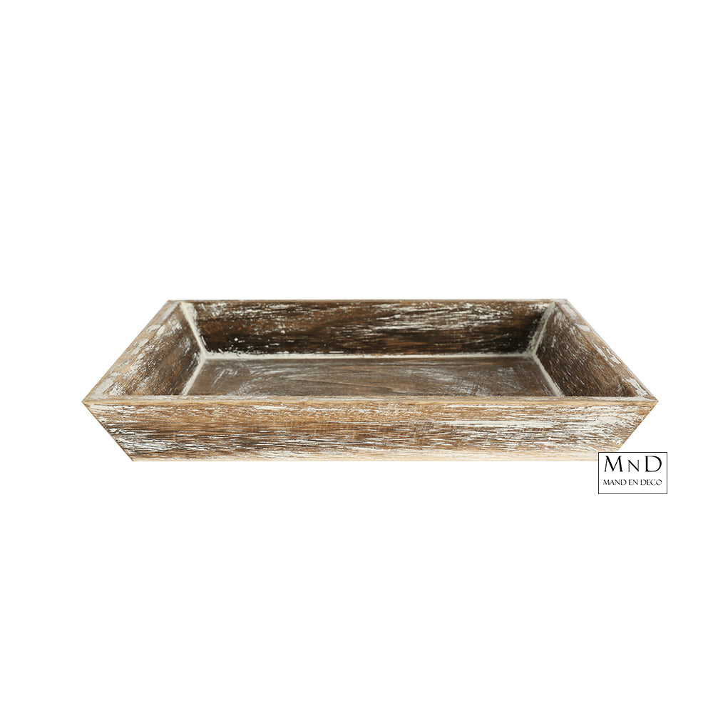 Dienblad rh Erlah S grey-wash  19x23x3,5cm