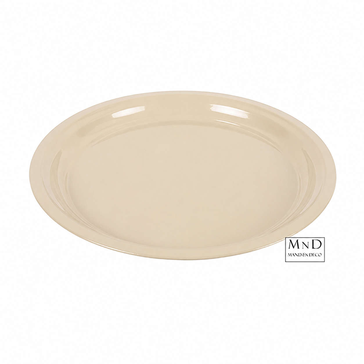 Plateau Sion M beige Ø36x2,5cm