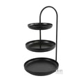 Etagère rond Perks L zwart 31x30x52cm