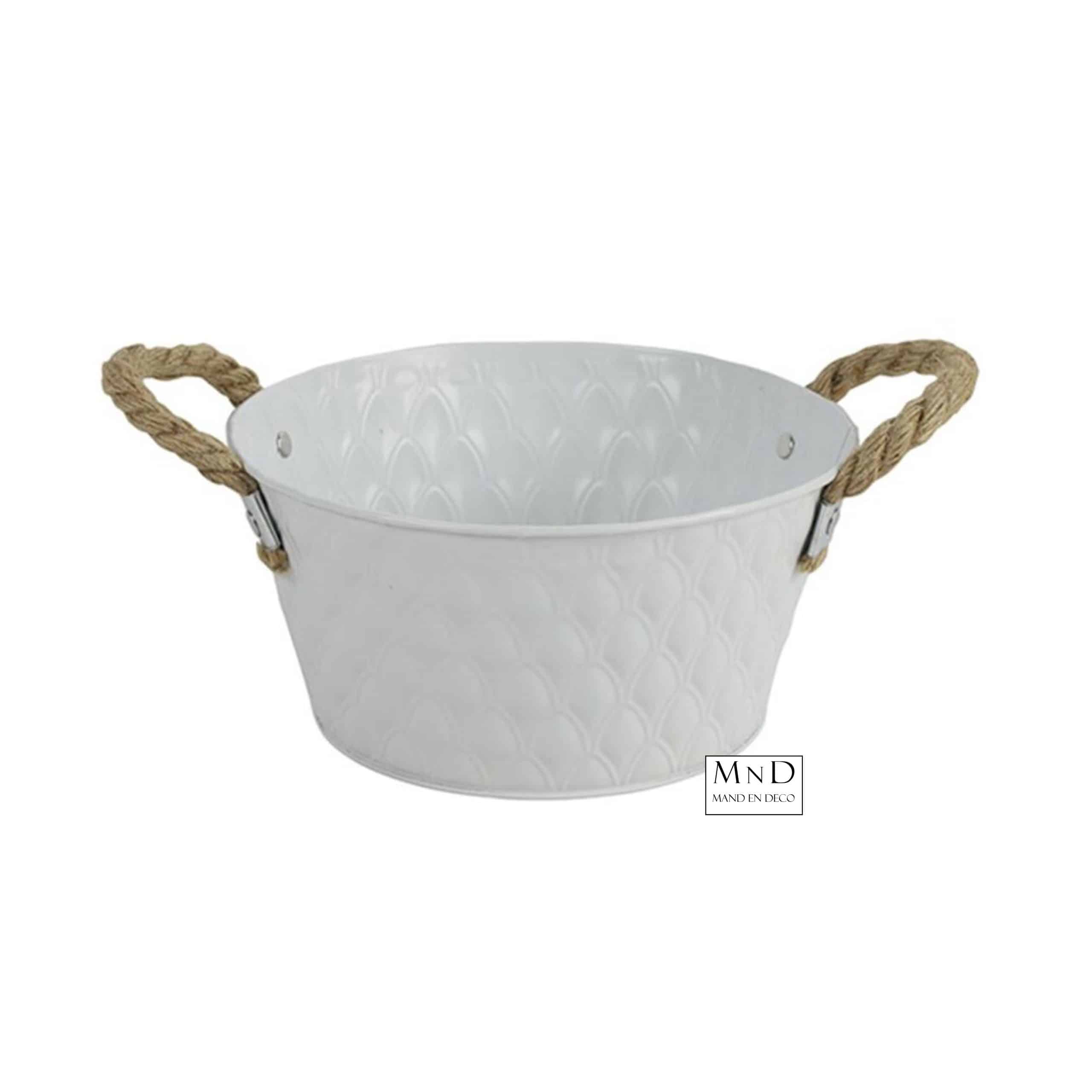 Teil Sanne S wit ø20x10cm van €2.98 nu