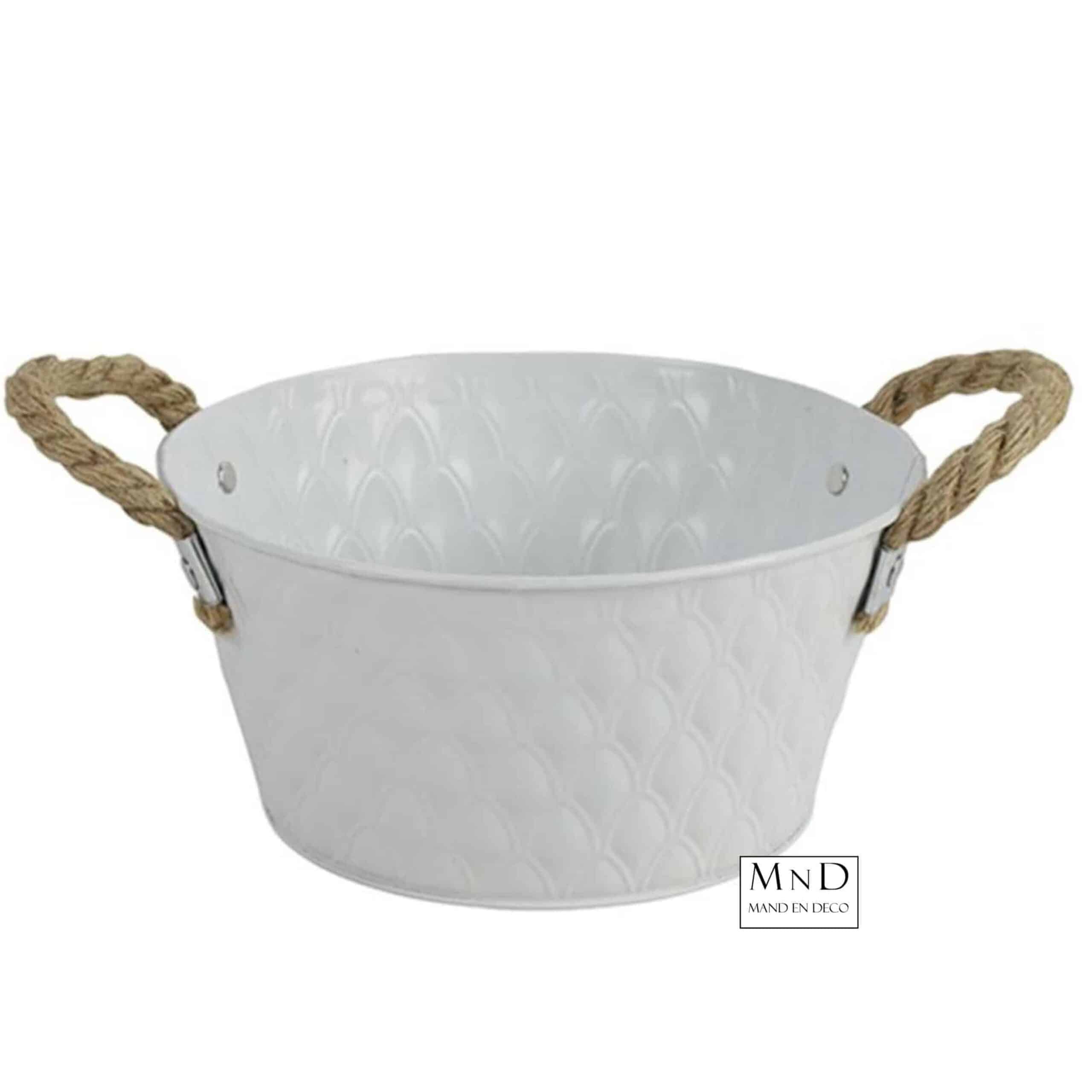 Teil Sanne L wit  ø30x12cm van €3.99 nu