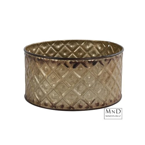 Zinken teiltje Trendy S antiek goud ø16X8CM van €2.98 nu