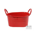 Teil Zion ovaal rood S 24x14.5x15cm van €2.95 nu €1.99